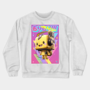 BULKY WALKMEN - AUDIO THINGYS COLLECTION | Anime Manga Kawaii Aesthetic Mascot Pop Art Design | PROUD OTAKU Crewneck Sweatshirt